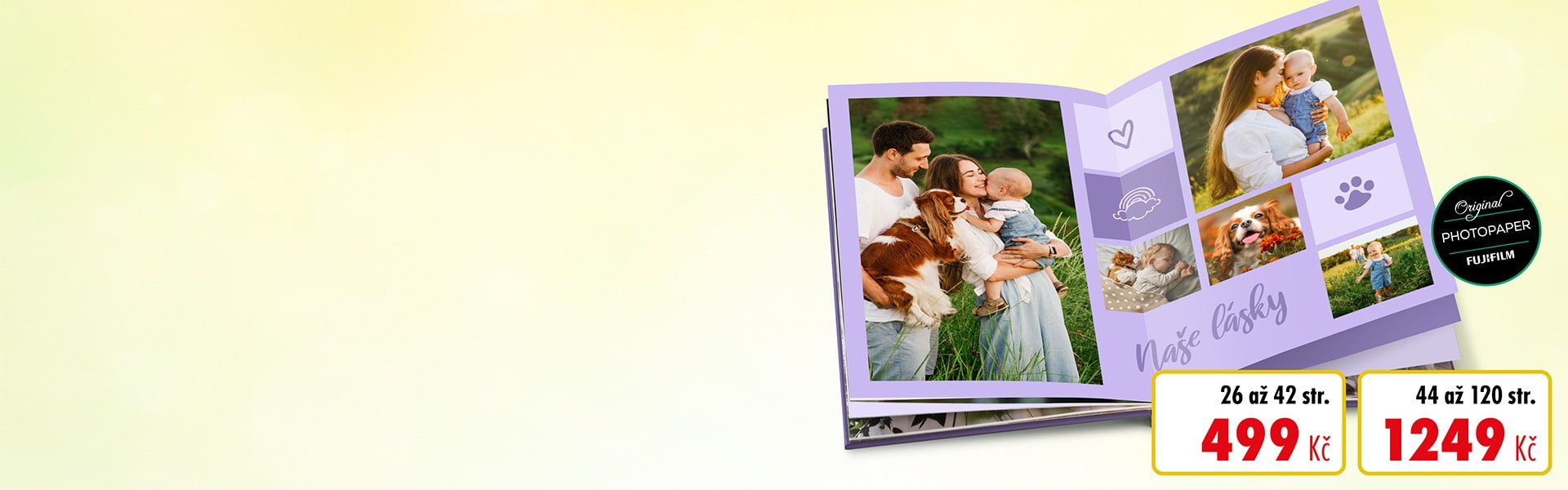Senzační cena deLUXE Fotokniha pevná, cca A4 na výšku Senzační cena deLUXE Fotokniha pevná, cca A4 na výšku